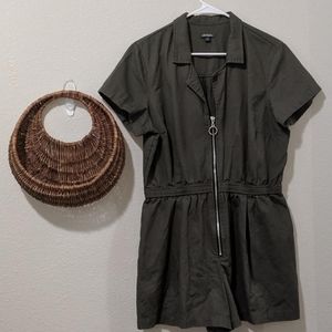 Olive Green Romper